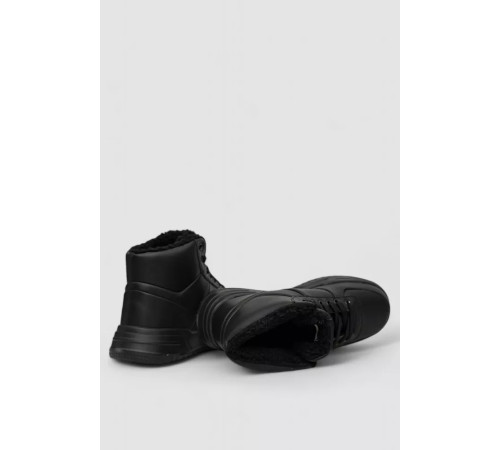 Кросівки жіночі зимові на хутрі, колір чорний, 248RCX701