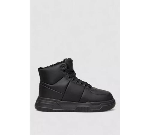 Кросівки жіночі зимові на хутрі, колір чорний, 248RCX701