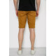 Шорти чоловічі однотонні, колір темно-гірчичний, 238R2485