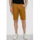 Шорти чоловічі однотонні, колір темно-гірчичний, 238R2485