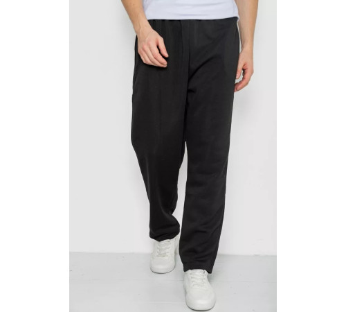 Спортивные брюки мужские, цвет черный, 244R3849