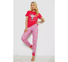 Женская пижама с принтом, цвет розовый, 243R15888