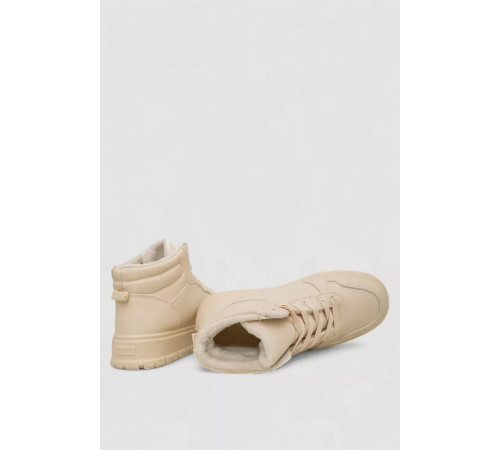 Кросівки жіночі зимові на хутрі, колір бежевий, 248RMB17