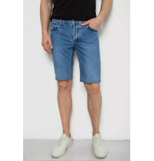 Шорти чоловічі джинсові, колір темно-блакитний, 238R2023