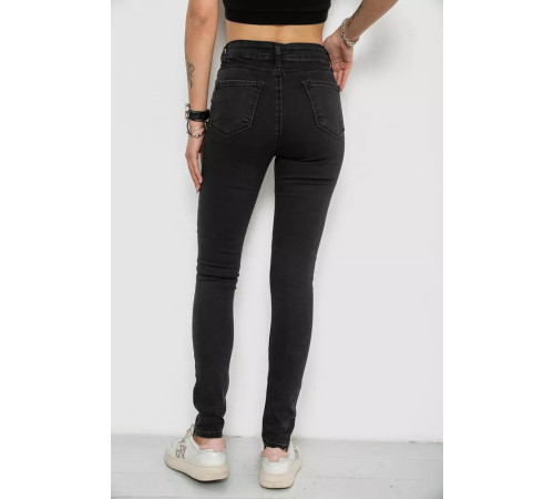 Джинсы женские Skinny, цвет черный, 182R5126