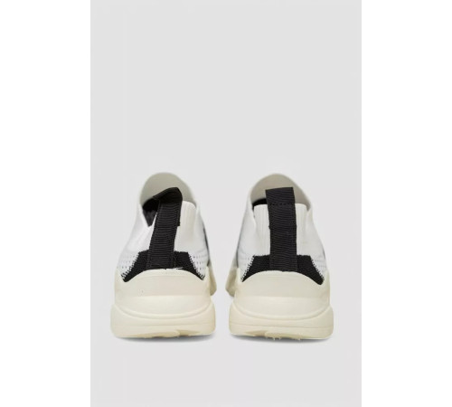 Сліпони жіночі з тканини, колір чорно-білий, 244R322C