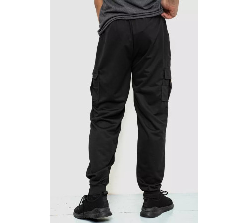 Спорт мужские брюки, цвет черный, 244R41266