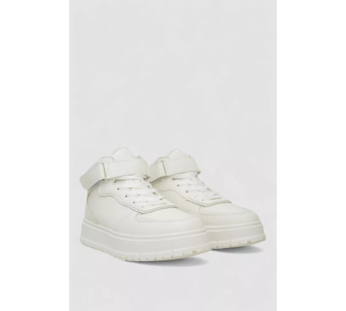 Кросівки жіночі зимові на хутрі, колір білий, 248RMB04