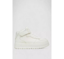 Кросівки жіночі зимові на хутрі, колір білий, 248RMB04