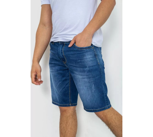 Джинсові шорти чоловічі, колір синій, 244R5A-050
