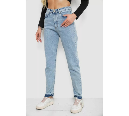 Джинси жіночі MOM, колір блакитний, 244R501-10