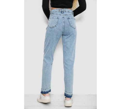 Джинси жіночі MOM, колір блакитний, 244R501-10