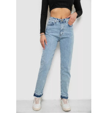 Джинси жіночі MOM, колір блакитний, 244R501-10