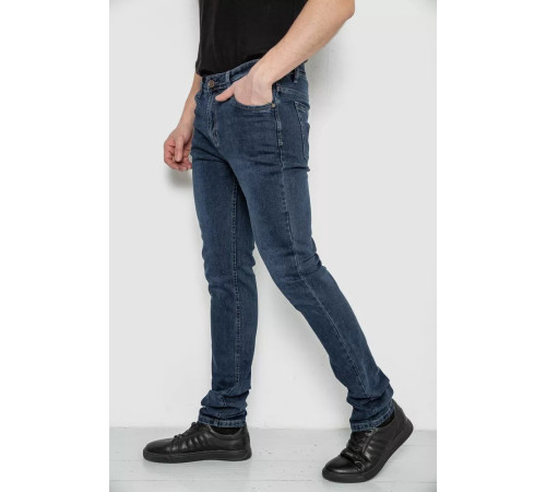 Джинсы мужские демисезонные, цвет темно-синий, 243R8689-5.