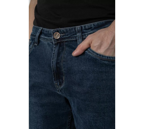 Джинсы мужские демисезонные, цвет темно-синий, 243R8689-5.