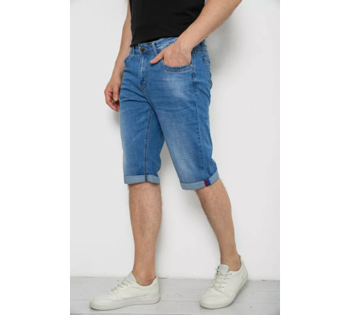 Шорти чоловічі джинсові, колір синій, 244R8059D