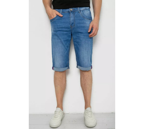 Шорти чоловічі джинсові, колір синій, 244R8059D