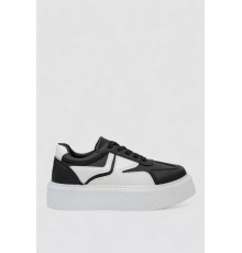 Кросівки жіночі демісезонні, колір чорно-білий, 243R2023-22