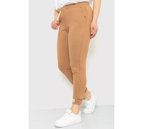 Спорт штаны женские демисезонные, цвет коричневый, 226R027
