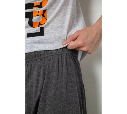 Піжама чоловіча, колір сірий, 243R6202