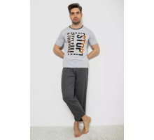 Піжама чоловіча, колір сірий, 243R6202