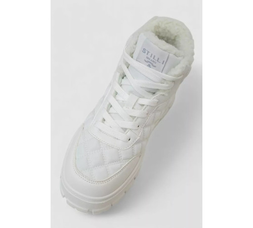 Кросівки жіночі зимові на хутрі, колір білий, 248RCX633