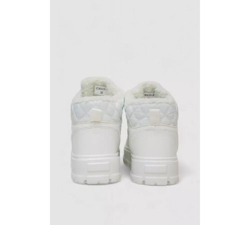 Кросівки жіночі зимові на хутрі, колір білий, 248RCX633