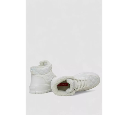 Кросівки жіночі зимові на хутрі, колір білий, 248RCX633