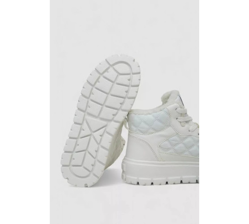 Кросівки жіночі зимові на хутрі, колір білий, 248RCX633