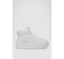 Кроссовки женские зимние на меху, цвет белый, 248RCX633