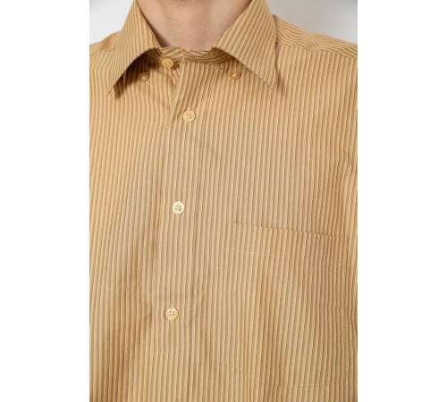 Рубашка мужская классическая, цвет бежевый, 244R331