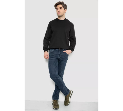 Джинсы мужские демисезонные, цвет темно-синий, 243R8689-1.