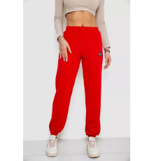 Спортивные брюки женские, цвет красный, 247R4670