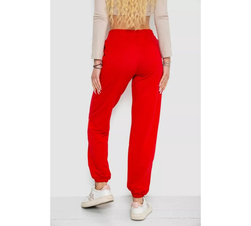 Спортивные брюки женские, цвет красный, 247R4670
