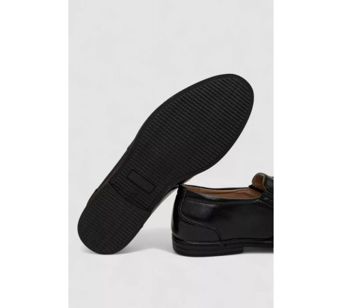 Туфли мужские с перфорацией, цвет черный, 243RB1972
