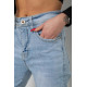 Джинси жіночі тонкі літні, колір блакитний, 244R8615-1