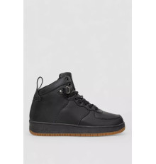 Кросівки чоловічі зимові на хутрі, колір чорно-бежевий, 248RCX705