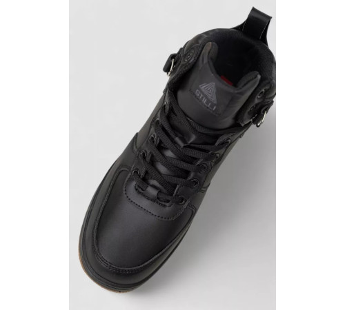 Кроссовки мужские зимние на меху, цвет черно-бежевый, 248RCX705.