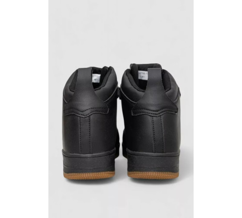 Кроссовки мужские зимние на меху, цвет черно-бежевый, 248RCX705.