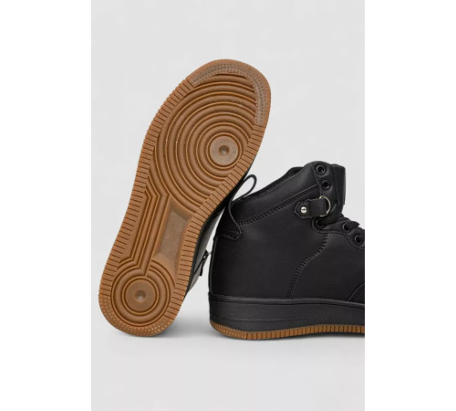 Кроссовки мужские зимние на меху, цвет черно-бежевый, 248RCX705.