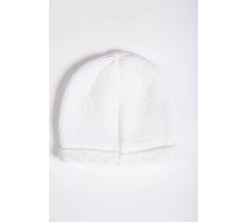 Дитяча шапка молочно-блакитного кольору, з декором, 167R7802-1