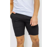 Шорти чоловічі однотонні, колір чорний, 244R7830