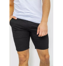 Шорти чоловічі однотонні, колір чорний, 244R7830