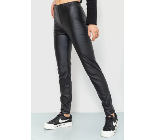 Лосины на флисе, цвет черный, 183R010