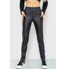 Лосины на флисе, цвет черный, 183R010