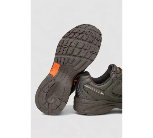 Кросівки чоловічі, колір сіро-помаранчевий, 248RCX617