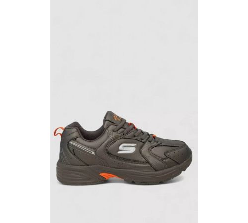 Кросівки чоловічі, колір сіро-помаранчевий, 248RCX617