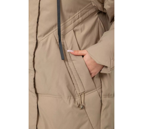 Пуховик жіночий зимовий, колір бежевий, 243R8801