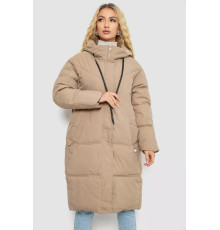 Пуховик жіночий зимовий, колір бежевий, 243R8801