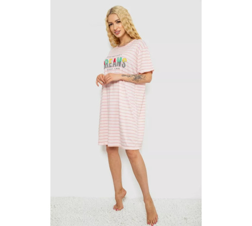 Ночная рубашка, цвет персиково-белый, 238R335-8.